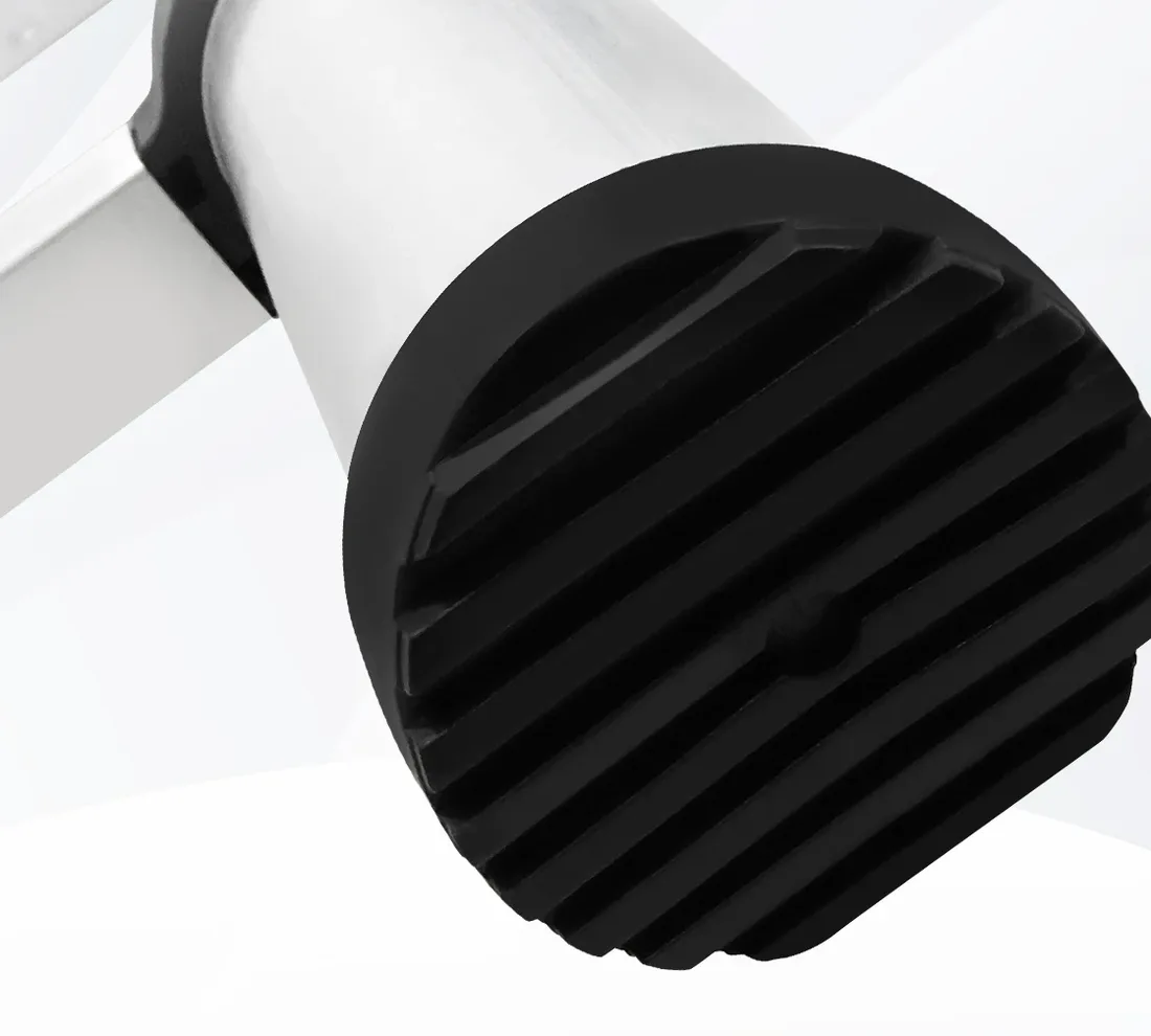 Non-slip rubber foot close-up